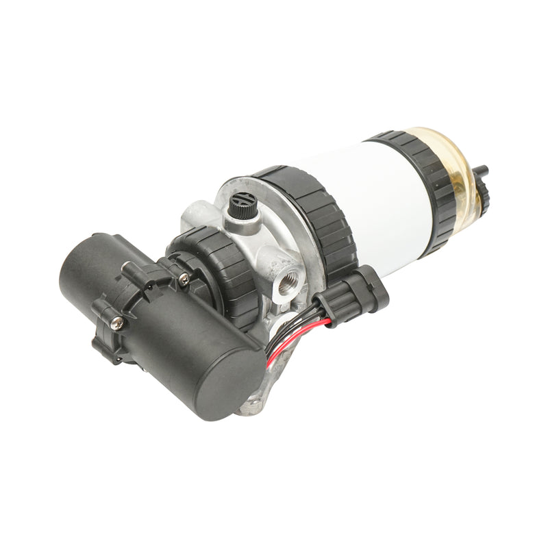 Pompa elettrica di alimentazione carburante con filtro per Case IH, New Holland e Ford, codice OEM 84271407, 87801794, 87802202, 84288071, 87802331