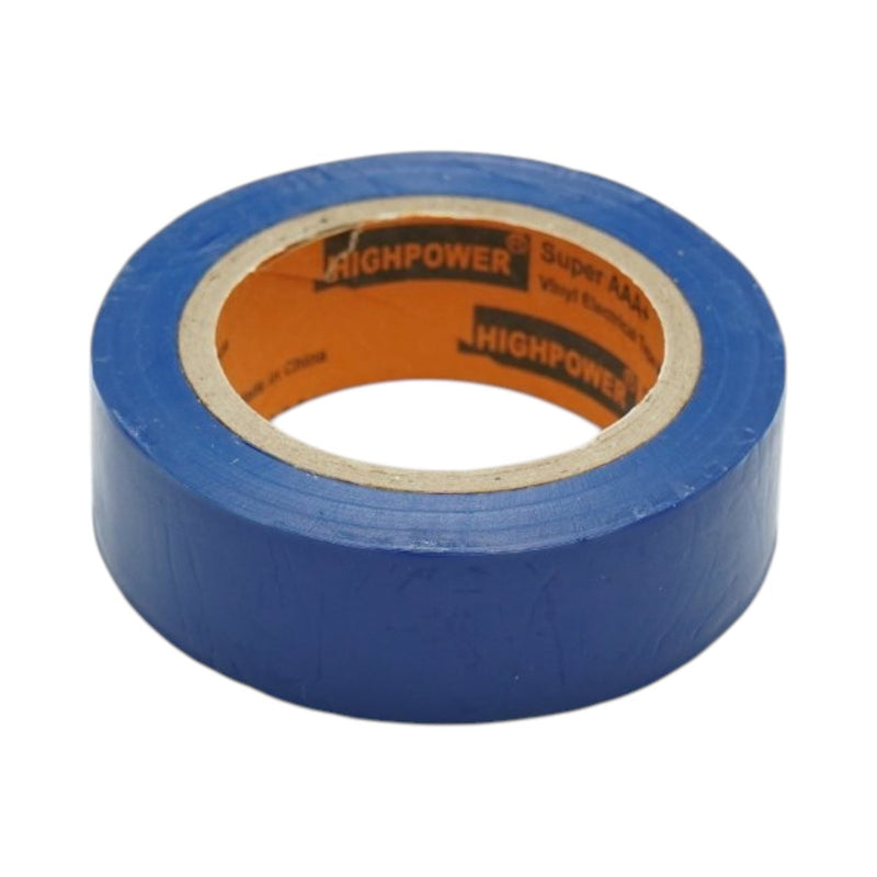 Nastro isolante in vinile blu 19 mm x 9 m, ignifugo, qualità superiore AAA+ HighPower