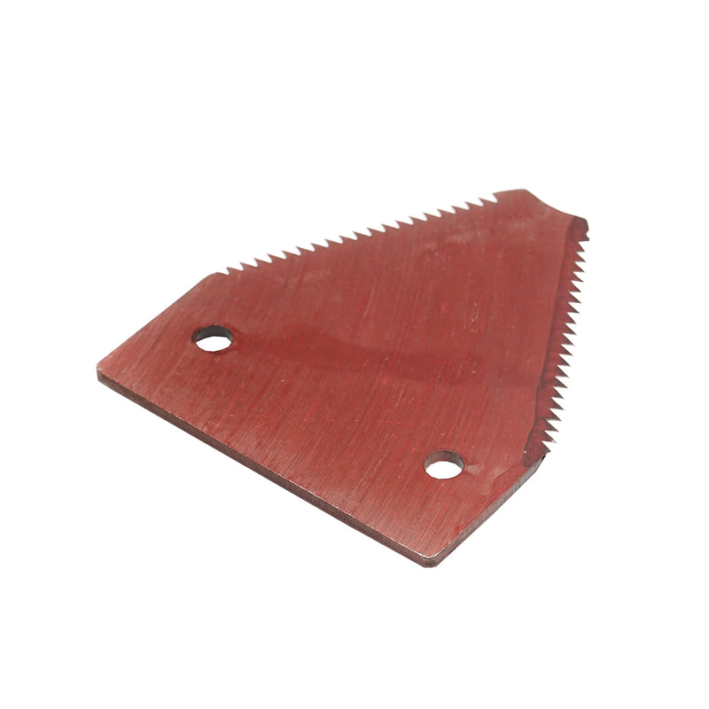 Lama dentellata per mietitrebbia Claas, foro da 6 mm, codice OEM 6112031 Breckner Germany
