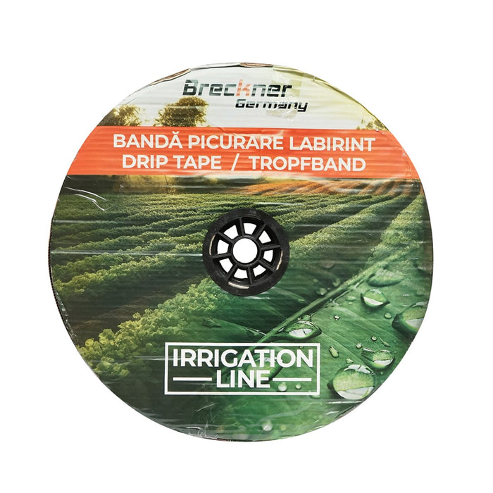 MANICHETTA GOCCIOLANTE IRRIGAZIONE A GOCCIA  rotolo 100M, 2.1L/H, D16mm, passo 30cm, Breckner Germany