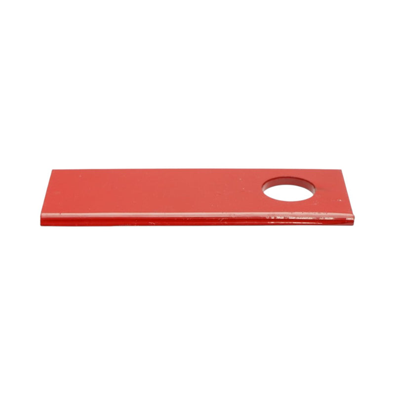 Coltello sinistro per falciatrice rotativa 120 × 48 × 4 mm, foro Ø 18,5 mm. Breckner Germany