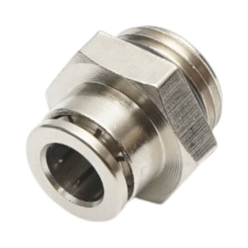 Raccordo rapido metallico diritto da 8 mm, filetto maschio M16
