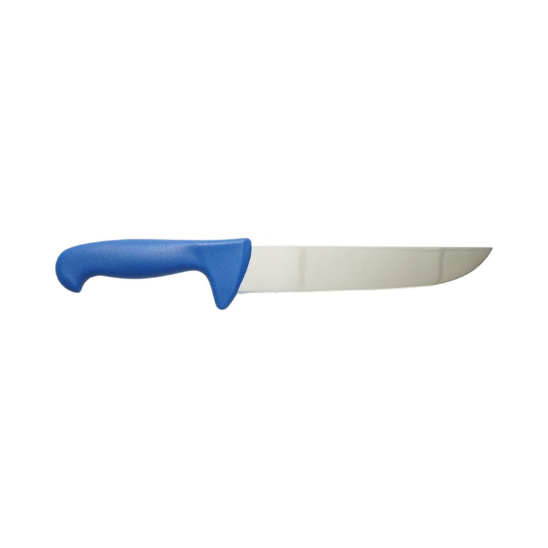 Coltello da macellaio professionale da 21 cm, lama in acciaio 5Cr15MoV, manico in nylon blu Breckner Germany