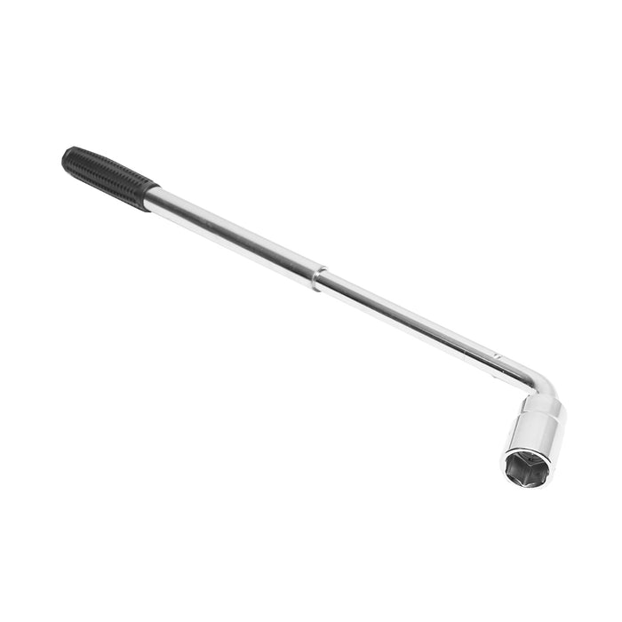 Chiave telescopica a forma di L con testa reversibile a bussola 21x23 mm