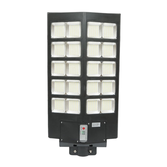 Lampada solare LED 400W Illuminazione stradale 6500K con pannello solare, telecomando, sensore di movimento