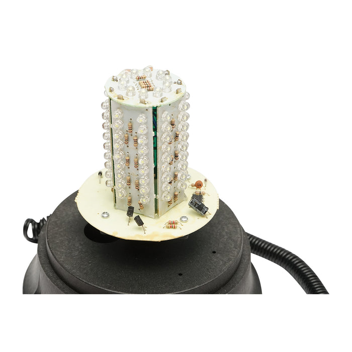 Lampeggiante LED con base magnetica e alimentazione da presa accendisigari 12V