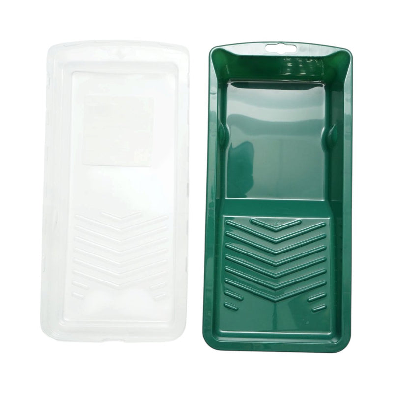 Set di mini rulli per verniciatura: 10 rulli in poliestere (10 cm), manico in PP, vaschetta per vernice e rivestimento per vaschetta (13 pezzi) Breckner Germany