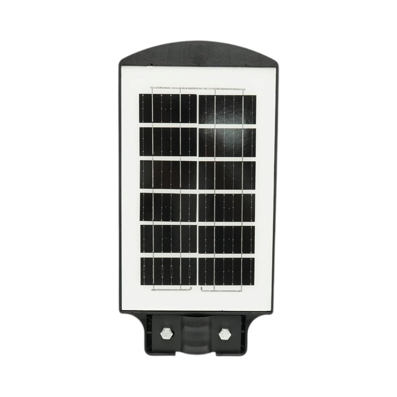 Lampione stradale solare a LED da 50 W con pannello solare da 8 W, batteria LiFePO4 da 4000 mAh, sensore di movimento, telecomando e attacco per palo (IP65) Breckner Germany