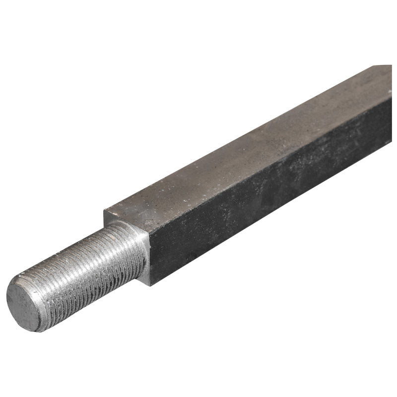 Asse quadro 40x40 mm per erpice a dischi, L=4000 mm, M36, estremità femmina-femmina