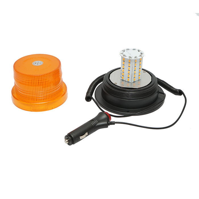 Lampeggiante LED 12–24V con base magnetica – IP65