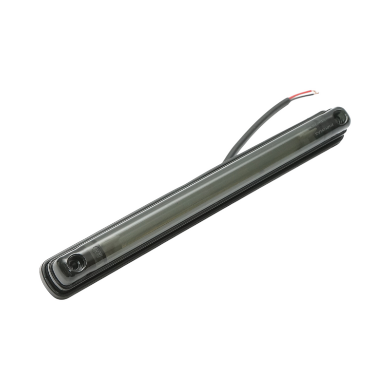 Luce di ingombro a LED 24V per cabina camion, rosso fumé, 6 LED, 240x26x25 mm Breckner Germany