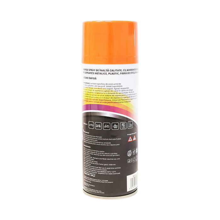 Spray vernice auto arancione tipo Kubota, professionale con asciugatura rapida 450ml MAGIC.