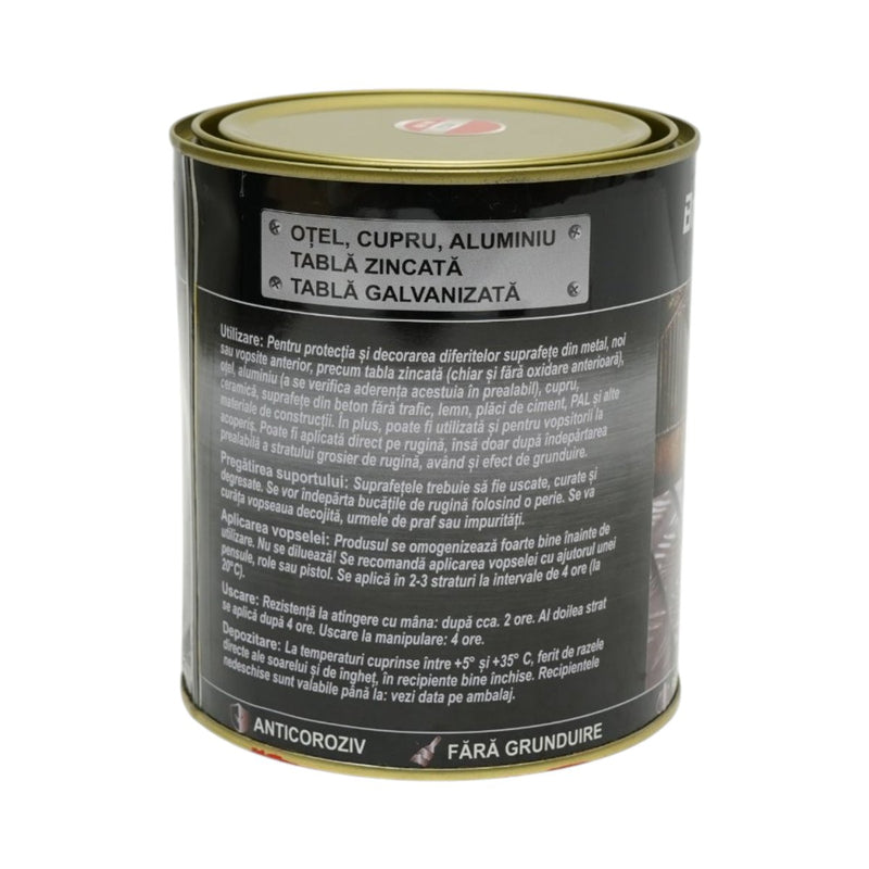 Smalto anticorrosivo 3 in 1 a base d'acqua per metalli, rosso RAL 2002, 750 g – applicazione diretta sulla ruggine Breckner Germany