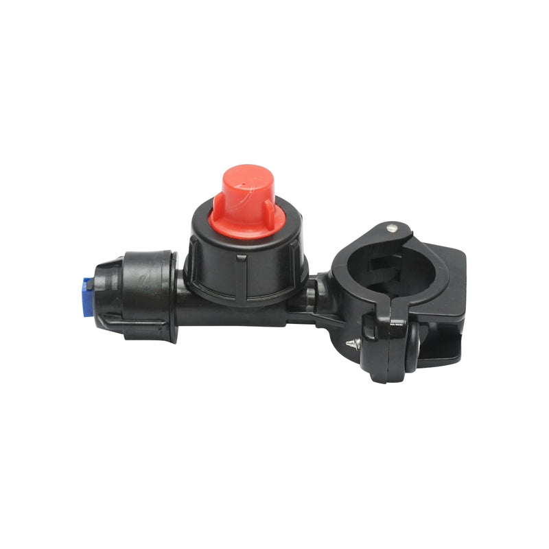 Gruppo spruzzatore completo con ugello e valvola antigoccia per tubo da Ø25 mm (irroratrice per diserbo)