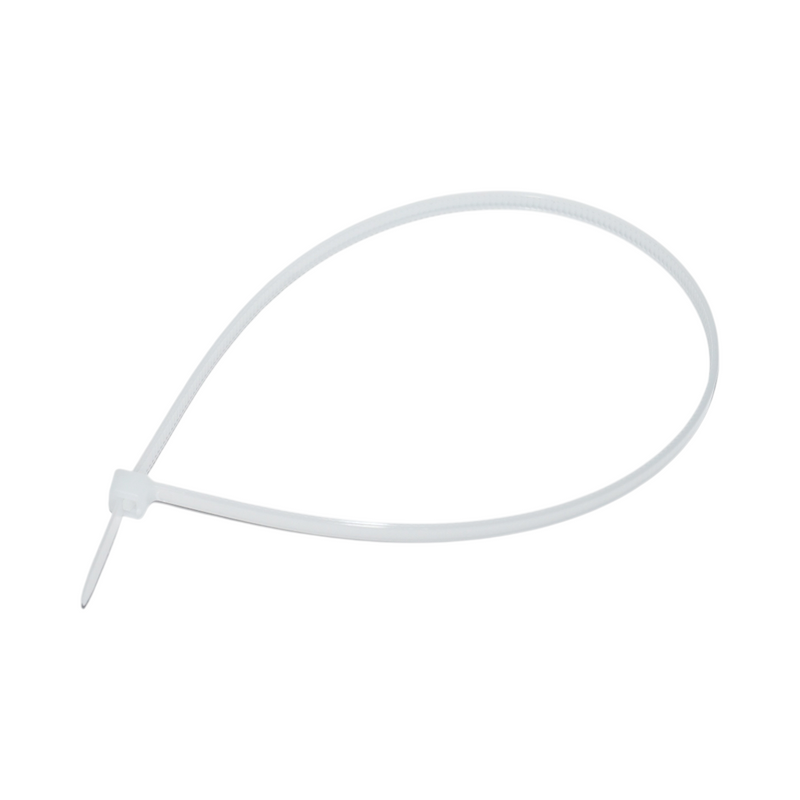 Fascette stringicavo in plastica bianca, 3,6 × 290 mm, 100 pezzi/set Longroad
