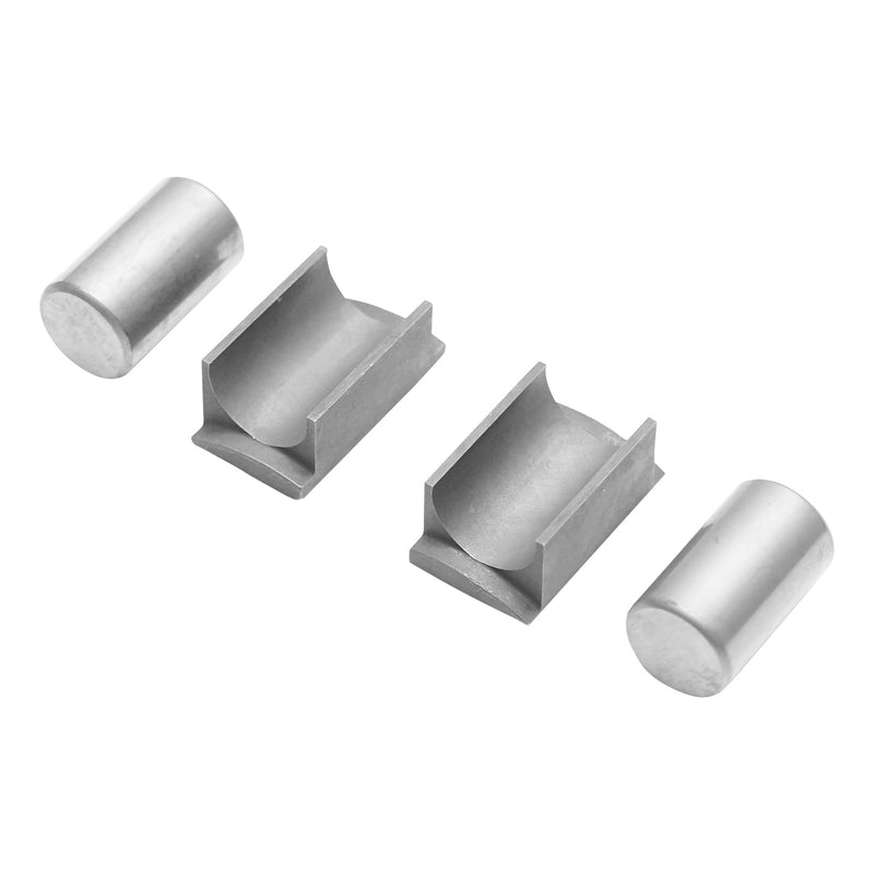 Set di 2 pattini con rulli per testa idraulica, codice OEM 7135-72. Breckner Germany
