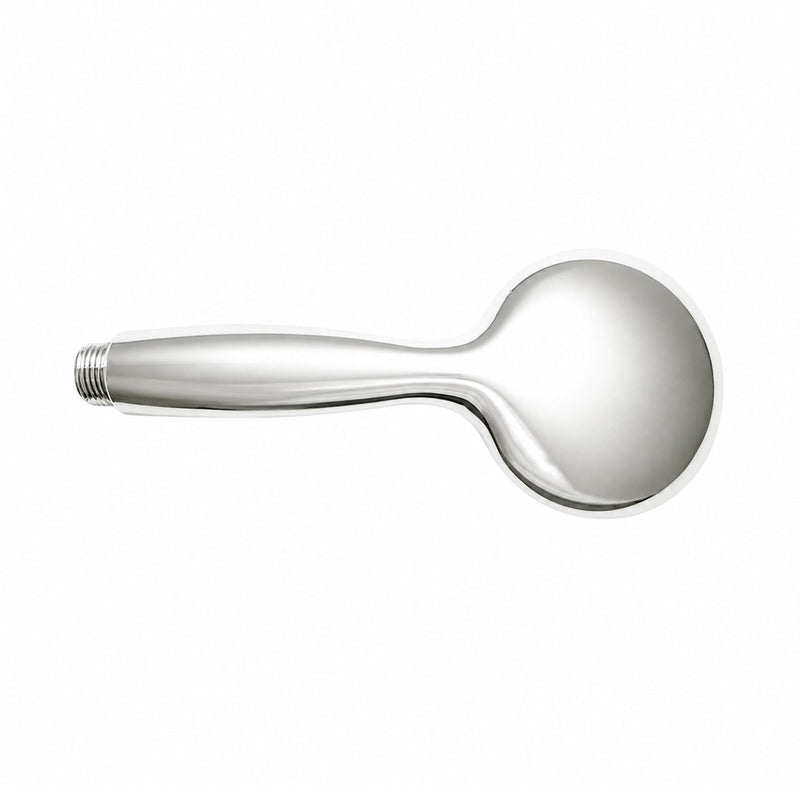 Soffione doccia rotondo, 5 funzioni, cromo lucido, plastica, 80x190 mm