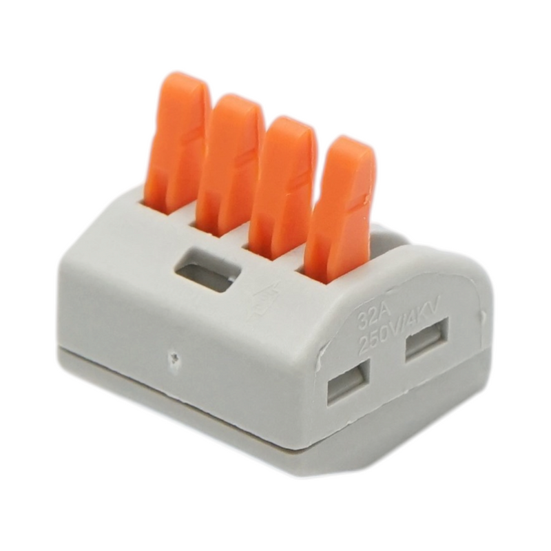 Connettore rapido per cavi elettrici 4 poli, 0,08-4 mm², 32 A, 250 V Longroad