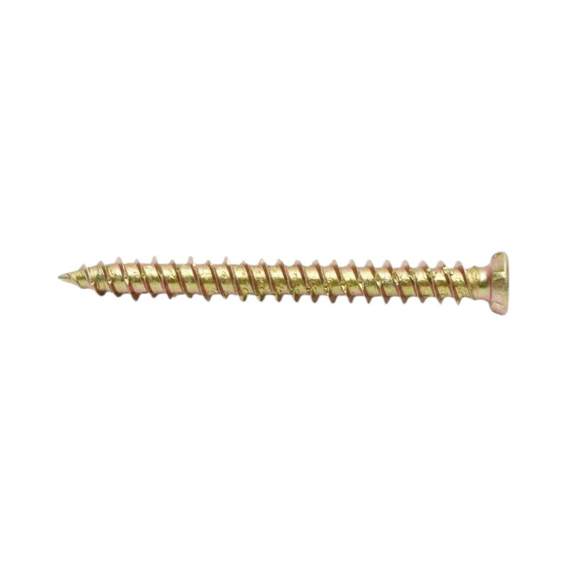 Vite per il fissaggio di serramenti 7,5x72 mm, Torx TX30, acciaio zincato giallo, 100 pz/scatola