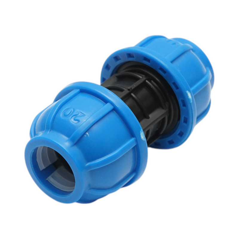 Raccordo a compressione diritto 20x20mm PN16 per sistemi di irrigazione