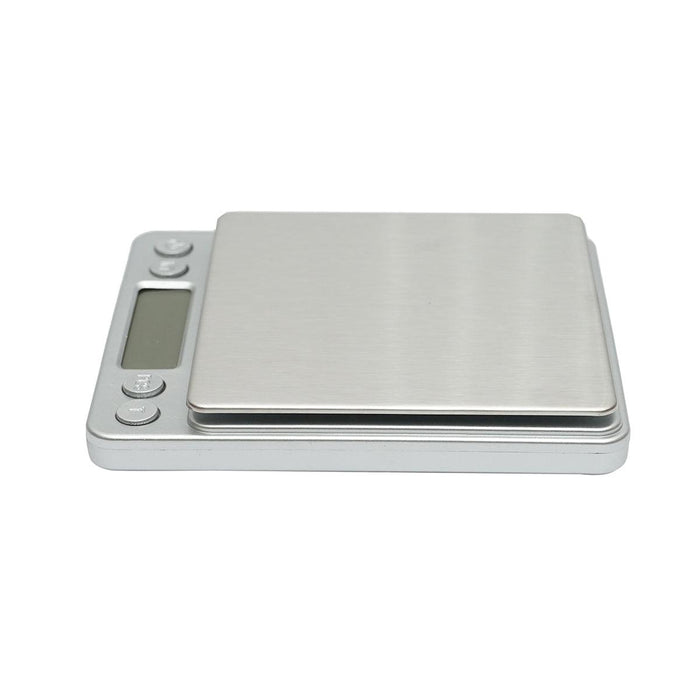 Bilancia da Cucina Digitale, 3 kg di Capacità, Precisione 0,1 g, Display LCD, Piattaforma in Acciaio Inox, Unità di Misura Multipla