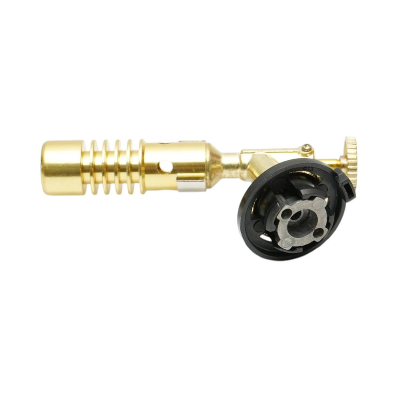 Testina per cannello a gas FlameGun per bombolette spray, accensione manuale, fiamma regolabile a 1300°C.