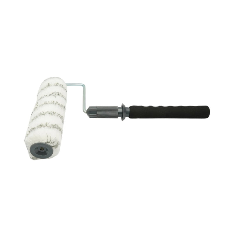 Set con rullo in poliestere (25 cm), manico telescopico (40–80 cm) e griglia in plastica per vaschetta Breckner Germany