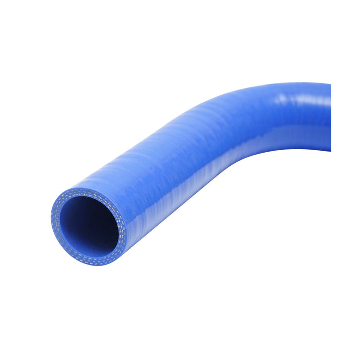 Tubo curvato in silicone a 90 gradi con inserto in tessuto, dimensioni 32x200x200 mm