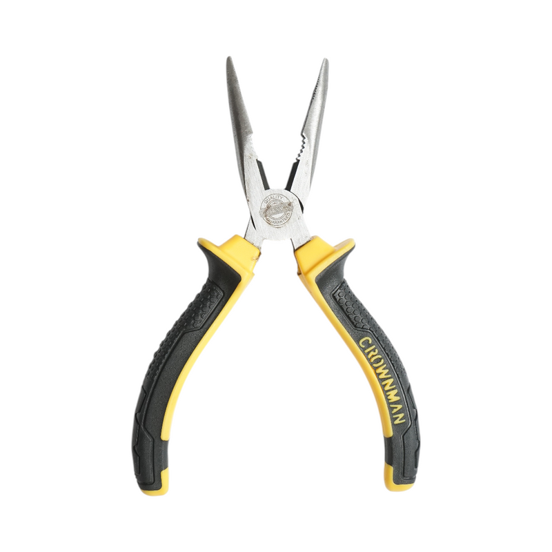Pinza universale professionale a becchi piegati da 165 mm (Cr-V) – Crownman