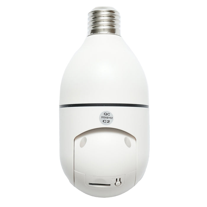 Telecamera di videosorveglianza PTZ con lampadina intelligente, WIFI 2.4G 1080P, lampadina E27 con sensore di movimento e applicazione iCSee Breckner Germany