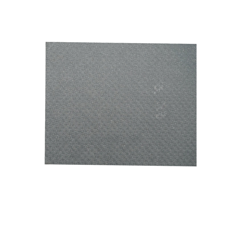 Lastra in fibra compressa con inserto metallico, larghezza 0,5 m, lunghezza 1 m, spessore 1,5 mm (grigia)