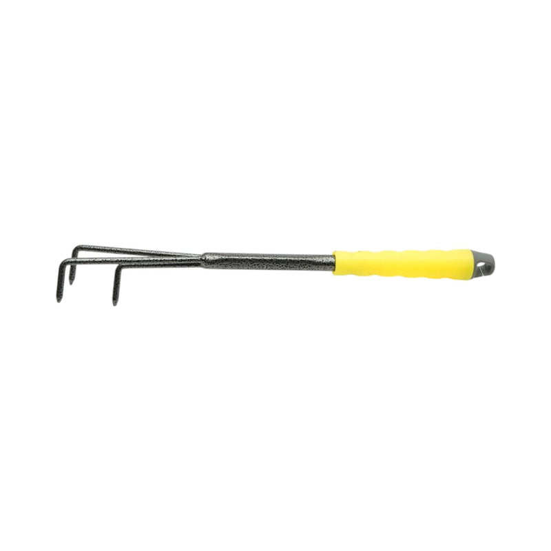 Cultivatore da giardino a 3 punte Crownman (acciaio al carbonio, 65x370 mm) con impugnatura ergonomica in PP