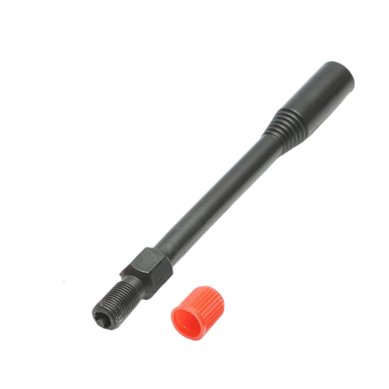 Prolunga per valvola ruota di camion in plastica composita nera, 115 mm