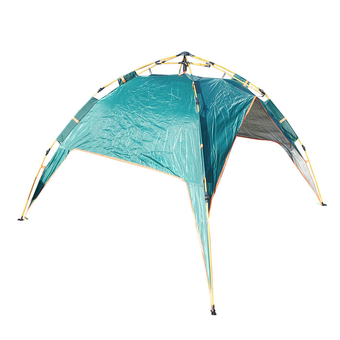 Tenda da campeggio per 2 persone, pieghevole automatica pop-up, impermeabile con protezione UV e zanzariera, 210x210x145 cm