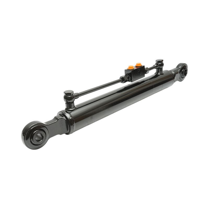 Terzo punto centrale regolabile idraulico, categoria 1–2, lunghezza chiusa 680 mm, corsa 360 mm.