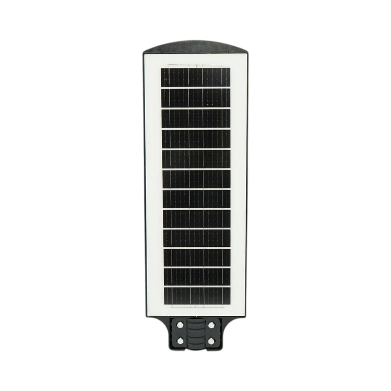 Lampione stradale solare a LED da 300 W con pannello solare da 18 W, batteria LiFePO4 da 16000 mAh, sensore di movimento, telecomando e supporto per palo (IP65) Breckner Germany