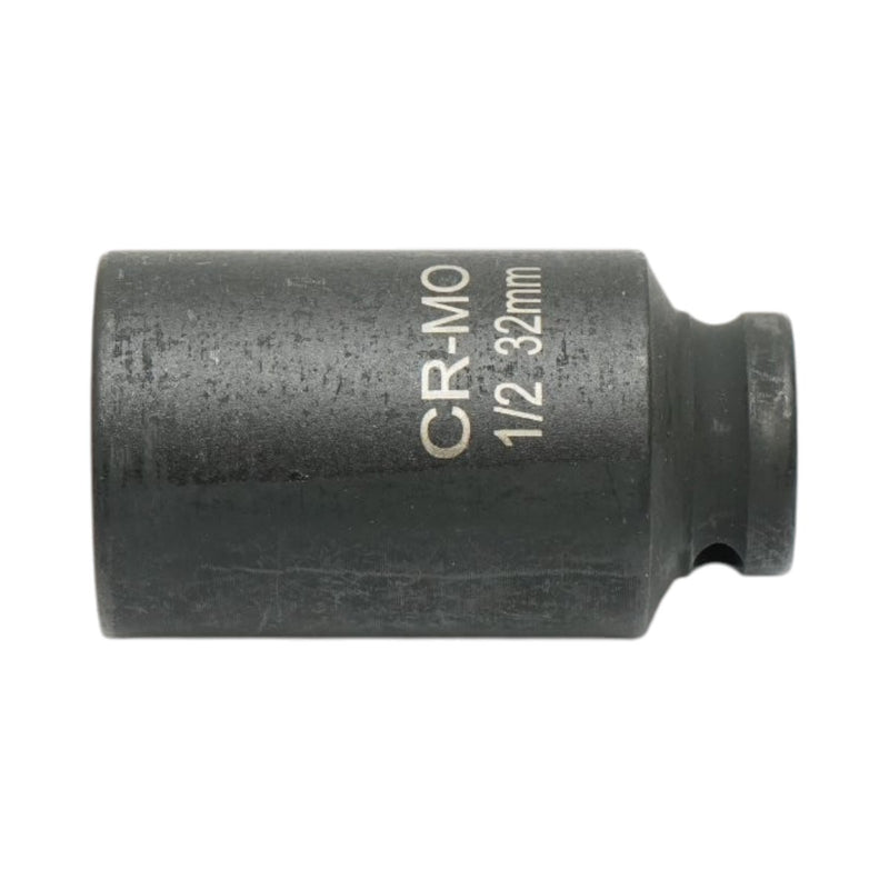 Bussola a impatto lunga 32 mm, lunghezza 78 mm, attacco quadro da 1/2", Cr-Mo Breckner Germany