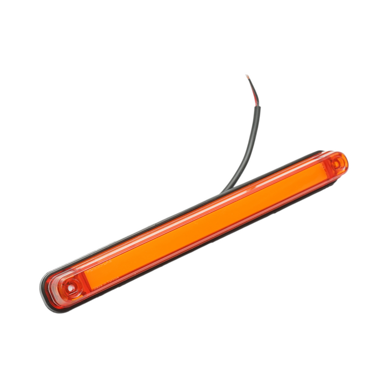 Luce di ingombro laterale LED NEON sottile, 12-24V, ambra, 235x26,5x21 mm Breckner Germany