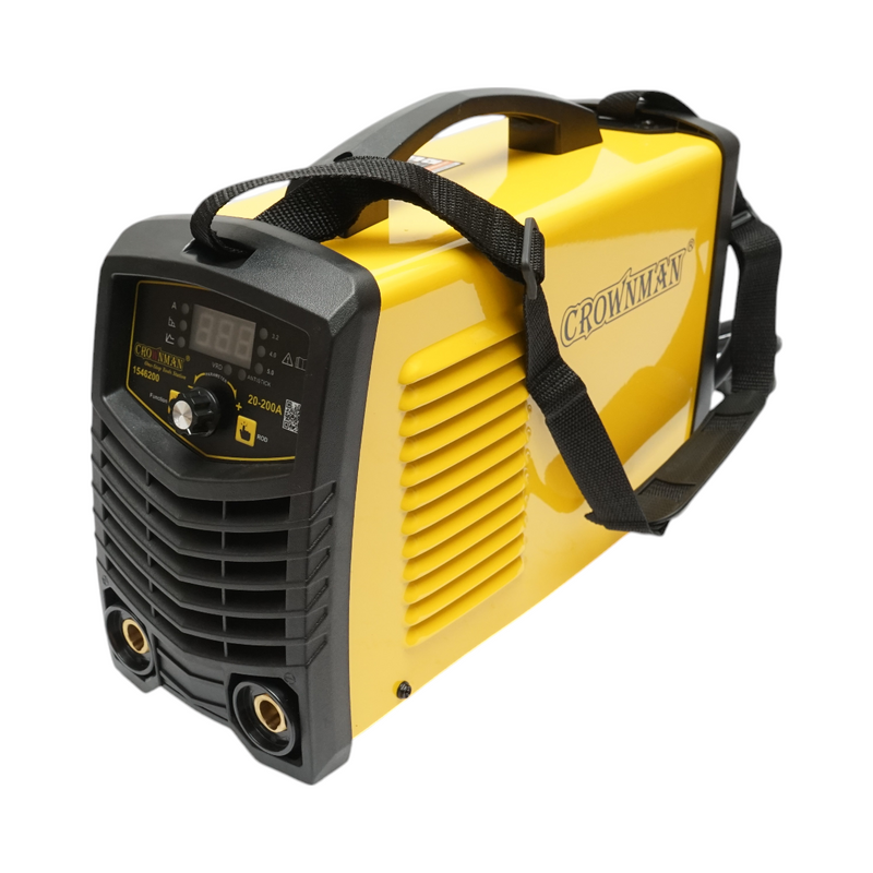 Saldatrice a inverter 20–200 A, 220 V MMA, per elettrodi da 1,6–5 mm, Crownman