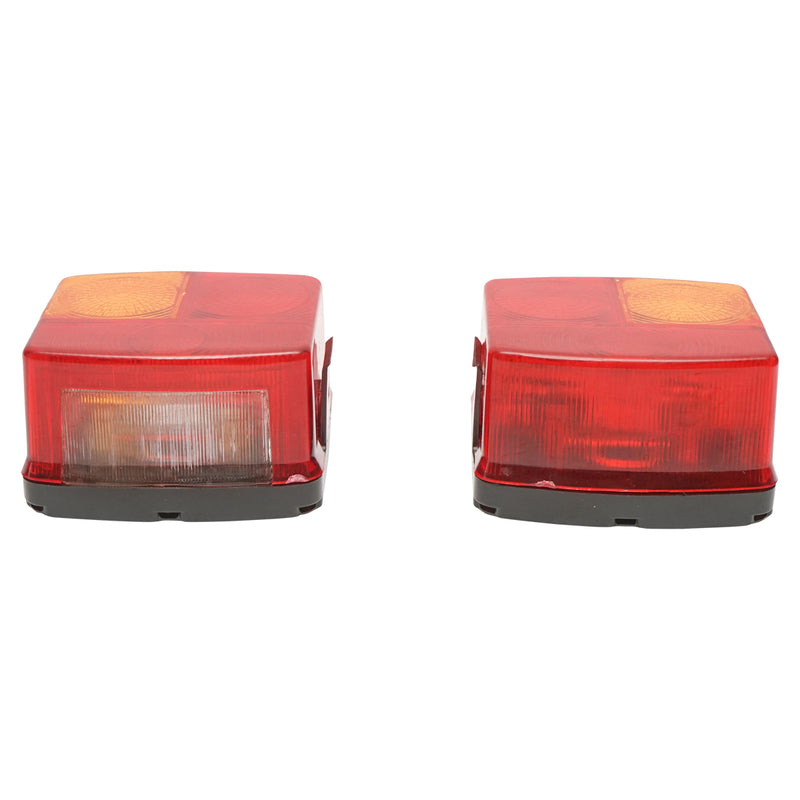 Set di luci posteriori rettangolari (sinistra/destra) per John Deere, Deutz-Fahr, Renault, Fendt (2377139KZ, 2377138, UC 1001-49)