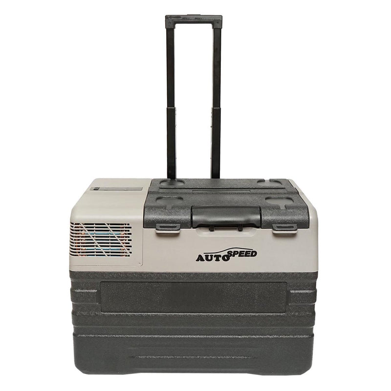 Frigorifero da auto con compressore e ruote tipo trolley 42L 12-24-220V 60W