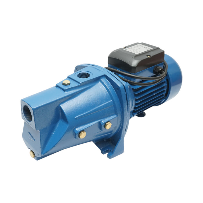 ELETTROPOMPA PERIFERICA, Pompa d'acqua di superficie autoadescante Autoclave Periferica 1.100 W, 220 V, portata 70 L/min, prevalenza 46 m, modello JSW15M Breckner Germany