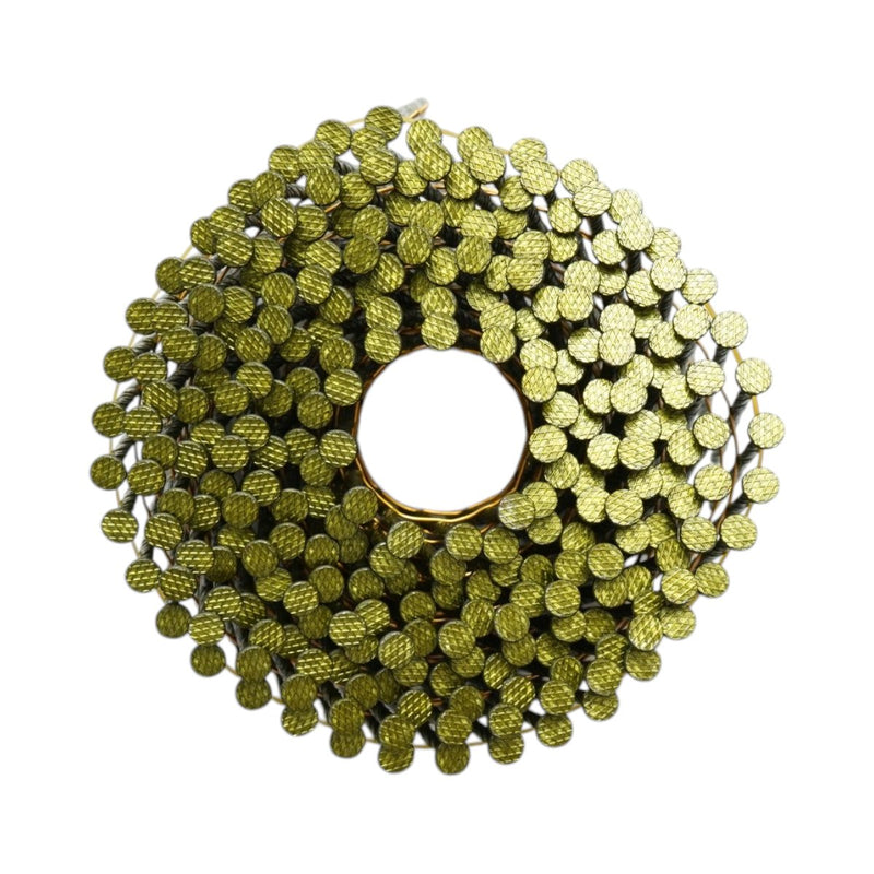 Set di 9.000 chiodi da costruzione assemblati (in bobina), 2,6x57 mm, gambo ad anelli, 300 pezzi/rotolo, 30 rotoli/scatola.