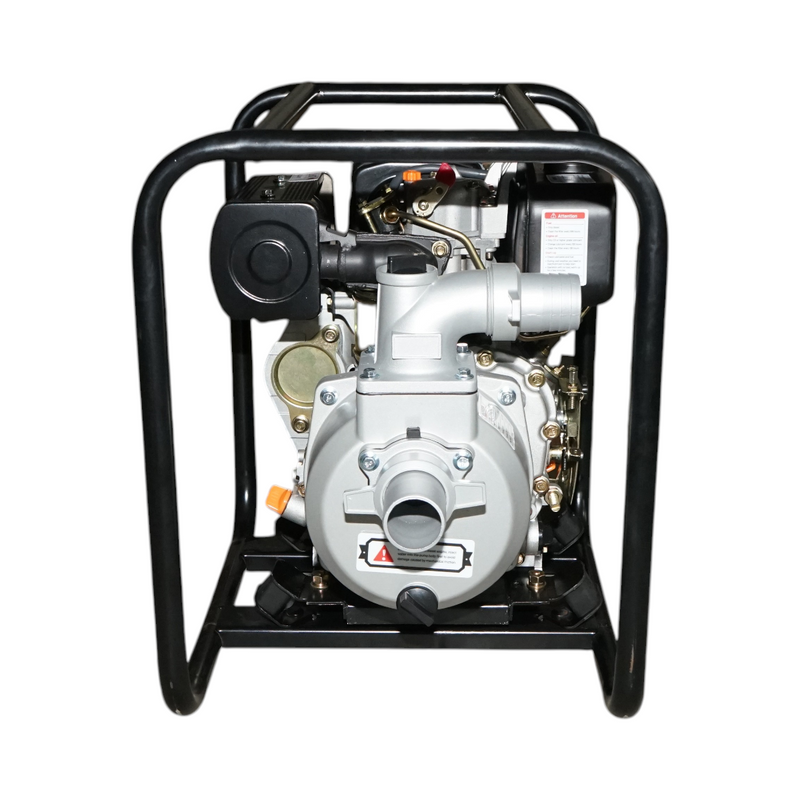 Motopompa diesel da 5 CV, 2 pollici, portata 36 m³/h, profondità di aspirazione 8 m, prevalenza 25 m Breckner Germany
