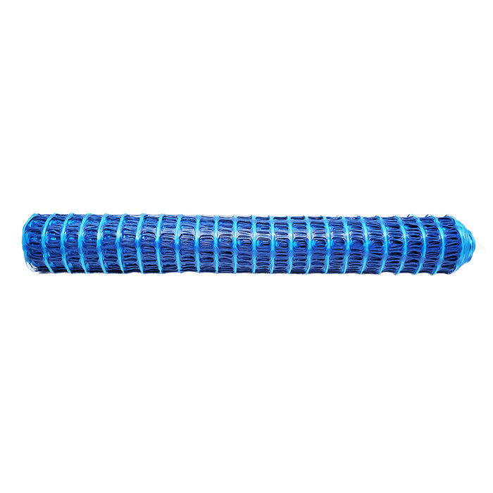 Rete per delimitazione lavori 1mx50m con maglie 70x40mm, 110g/m blu