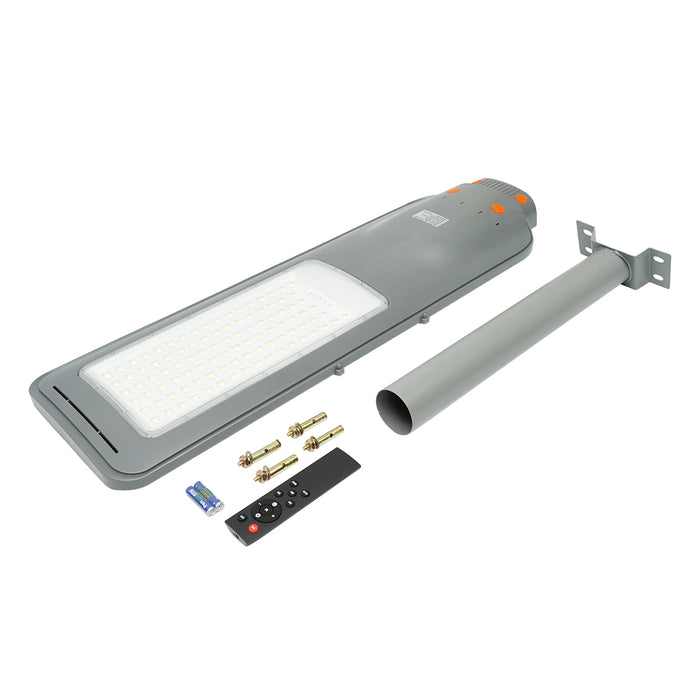 Lampada solare Illuminazione stradale a LED 600W, 6500K, batteria 20Ah con pannello solare e telecomando IP65