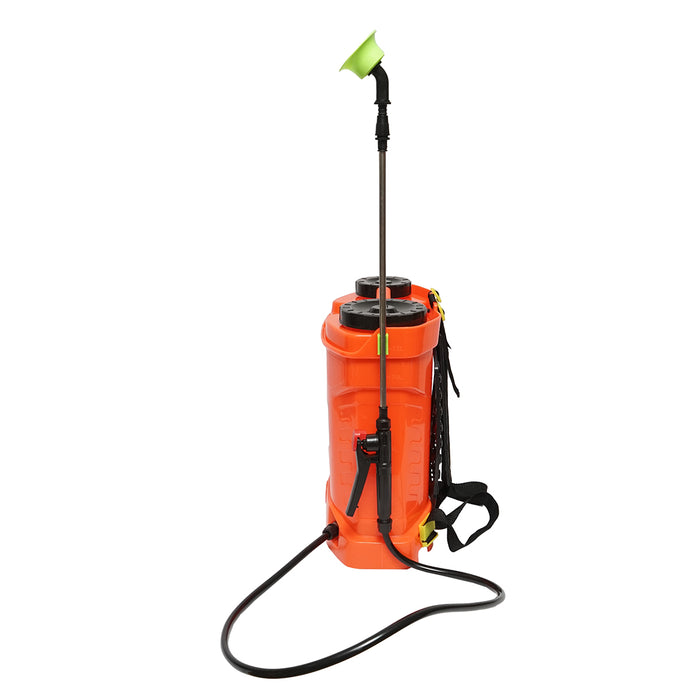Pompa di spruzzatura, vermorel elettrico con serbatoio da 12L, batteria 12V, 4 ugelli intercambiabili THOR