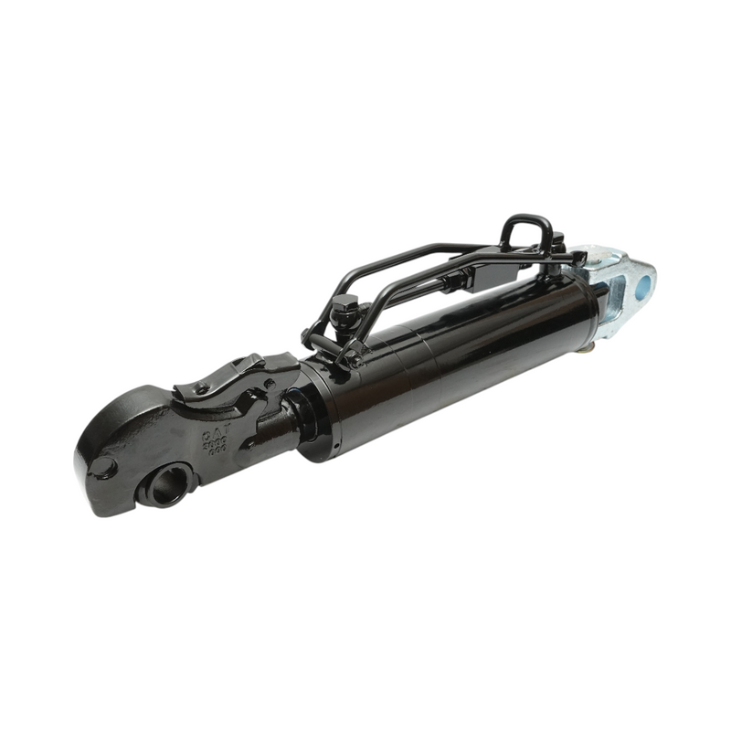 Tirante centrale idraulico regolabile 666–906 mm, categoria 3-3, con attacco rapido, corsa 240 mm, perno 32 mm, stelo 50 mm.