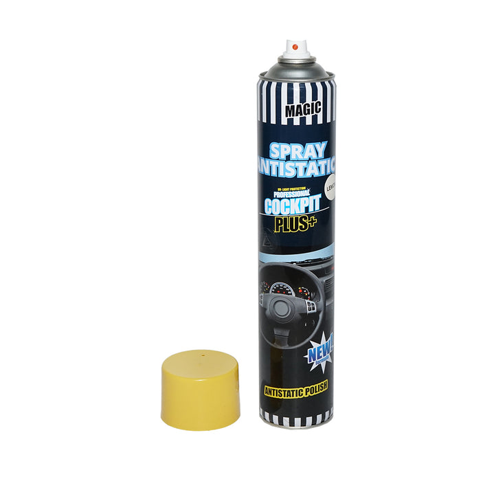 Spray siliconico antistatico per cruscotto al limone 750ml