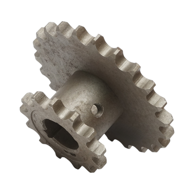 Pignone doppio per mietitrebbia New Holland, 30 mm, Z=13/23, codice OEM 80378353, 378353